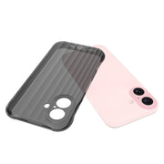 For iPhone 16 Water Ripple Fine Hole TPU Phone Case(Black)
