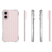 For iPhone 16 Water Ripple Fine Hole TPU Phone Case(Black)