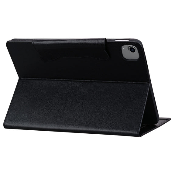 For iPad Air 13 2025 / 2024 Cat Buckle Leather Smart Tablet Case(Black)