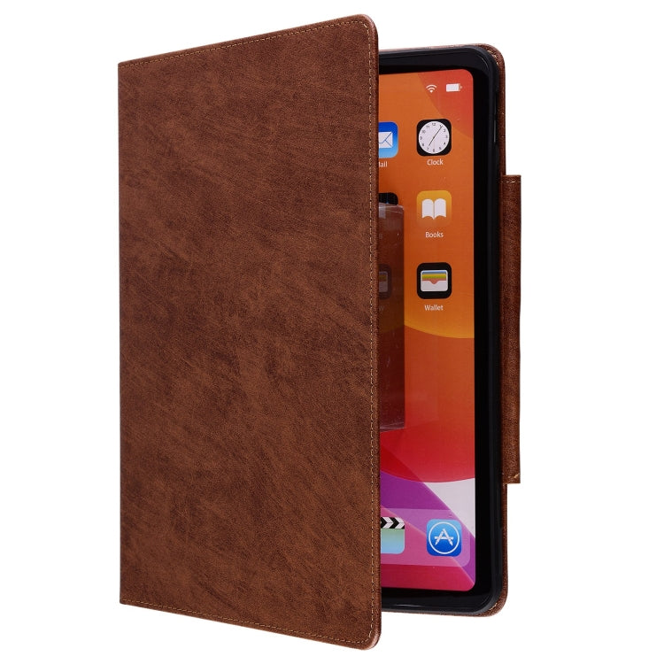 For iPad Air 13 2025 / 2024 Cat Buckle Leather Smart Tablet Case(Brown)