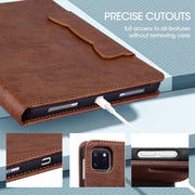 For iPad Air 13 2025 / 2024 Cat Buckle Leather Smart Tablet Case(Brown)