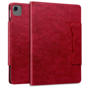 For iPad Air 13 2025 / 2024 Cat Buckle Leather Smart Tablet Case(Red)