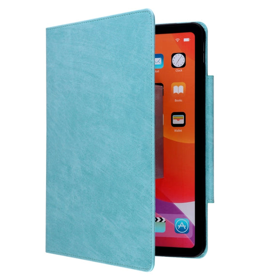 For iPad Pro 11 2024 Cat Buckle Leather Smart Tablet Case(Sky Blue)