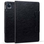 For iPad Pro 11 2024 Cat Buckle Leather Smart Tablet Case(Black)