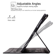 For iPad Pro 11 2024 Cat Buckle Leather Smart Tablet Case(Black)