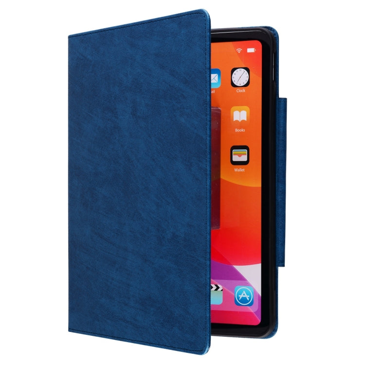 For iPad Pro 13 2024 Cat Buckle Leather Smart Tablet Case(Royal Blue)