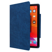For iPad Pro 13 2024 Cat Buckle Leather Smart Tablet Case(Royal Blue)