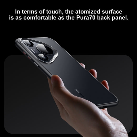 For Huawei Pura 70 SULADA Skin Feel Matte Shockproof Phone Case(Grey)
