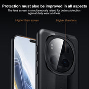 For Honor Magic6 SULADA Splicing Plain Leather PC Shockproof Phone Case(Midnight Blue)