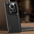 For Honor Magic6 SULADA Frameless Top Layer Cowhide Leather + PC Phone Case(Black) - Honor Cases by SULADA | Online Shopping South Africa | PMC TechLife | Buy Now Pay Later Mobicred