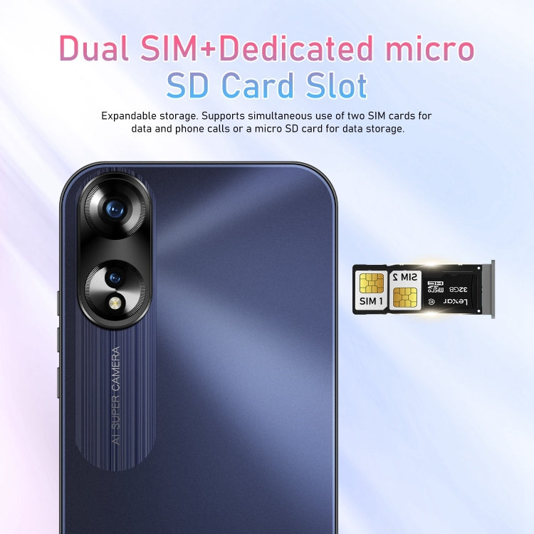 SDT81 / A38, 2GB+16GB, 6.3 inch Screen, Face Identification, Android 10.0 MTK6737 Quad Core, Network: 4G, Dual SIM(White)