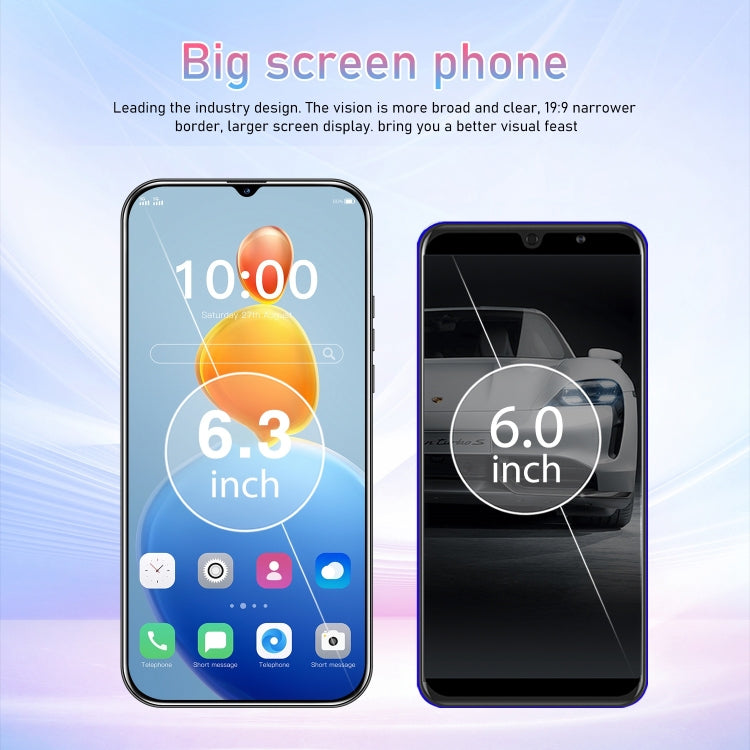 SDT81 / A38, 2GB+16GB, 6.3 inch Screen, Face Identification, Android 10.0 MTK6737 Quad Core, Network: 4G, Dual SIM(White)