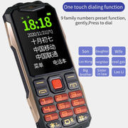 K1+ 4G Elder Rugged Phone, 2.6 inch, 1500mAh Battery, LED Flashlight, Network: 4G, Dual SIM, SOS, Plug:EU Plug(Green)