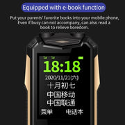 K1+ 4G Elder Rugged Phone, 2.6 inch, 1500mAh Battery, LED Flashlight, Network: 4G, Dual SIM, SOS, Plug:US Plug(Orange)