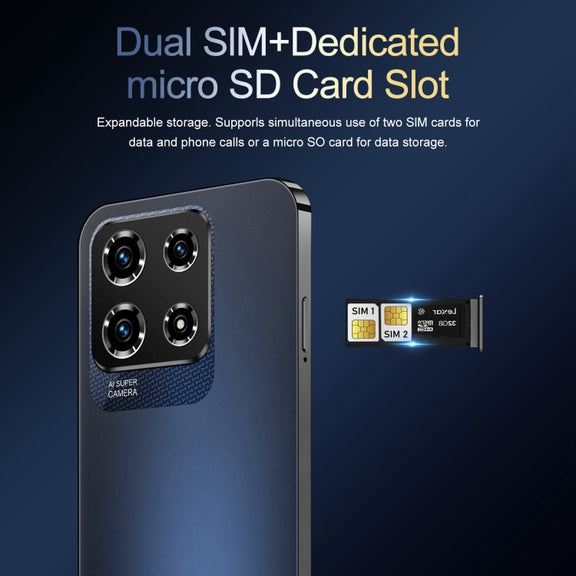 SDT86 / Note30 Pro, 2GB+16GB, 6.3 inch Screen, Face Identification, Android 10.0 MTK6737 Quad Core, Network: 4G, Dual SIM(White)