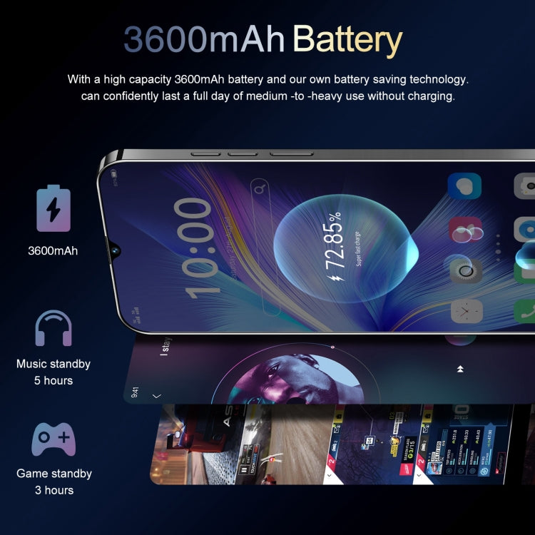 SDT86 / Note30 Pro, 2GB+16GB, 6.3 inch Screen, Face Identification, Android 10.0 MTK6737 Quad Core, Network: 4G, Dual SIM(Black)