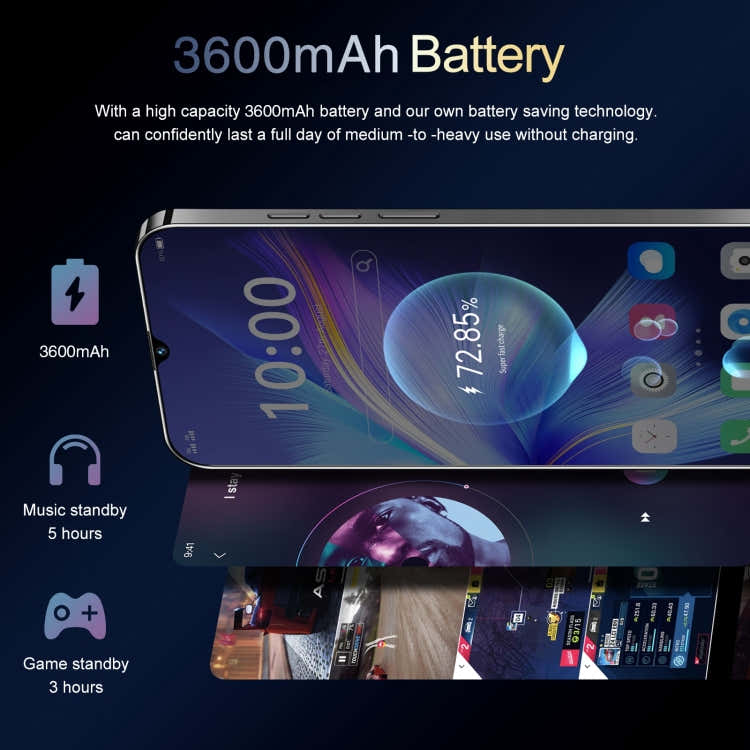 SDT86 / Note30 Pro, 2GB+16GB, 6.3 inch Screen, Face Identification, Android 10.0 MTK6737 Quad Core, Network: 4G, Dual SIM(White)