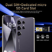 SDT89 / S24 Ultra, 2GB+16GB, 6.3 inch Screen, Face Identification, Android 10.0 MTK6737 Quad Core, Network: 4G, Dual SIM(Grey)