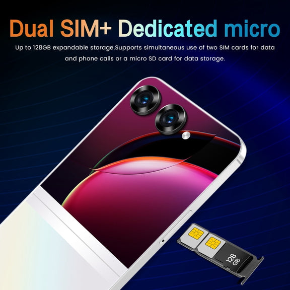 SDT90 / S25 Ultra, 2GB+16GB, 6.3 inch Screen, Face Identification, Android 10.0 MTK6737 Quad Core, Network: 4G, Dual SIM(White)