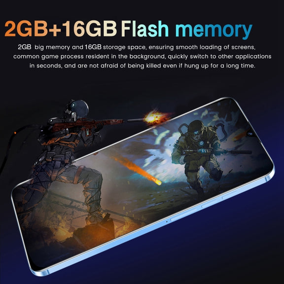 SDT90 / S25 Ultra, 2GB+16GB, 6.3 inch Screen, Face Identification, Android 10.0 MTK6737 Quad Core, Network: 4G, Dual SIM(White)