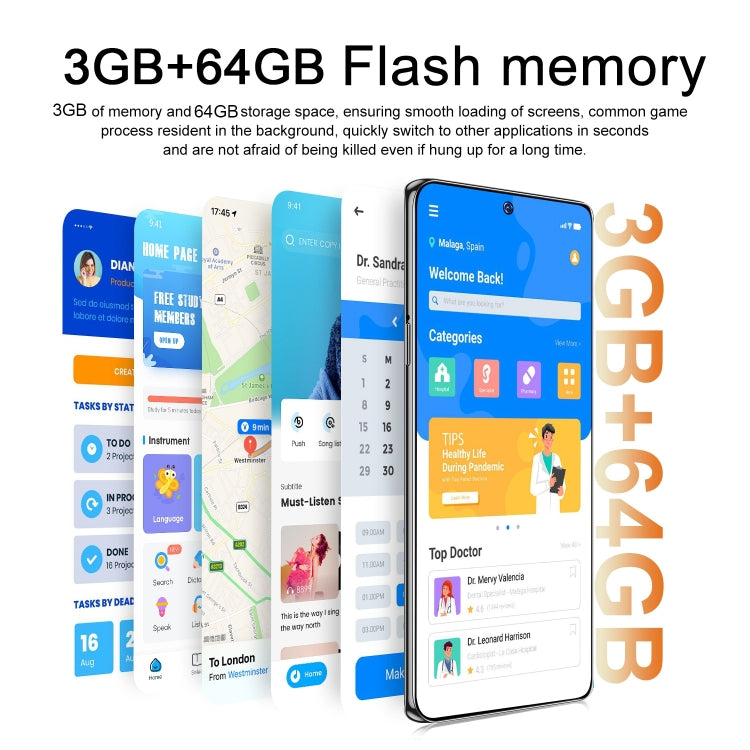 ZKV6 / 11 Pro+, 3GB+64GB, 6.8 inch Screen, Face Identification, Android 10.0 MTK6737 Quad Core, Network: 4G, OTG, Dual SIM(Green)