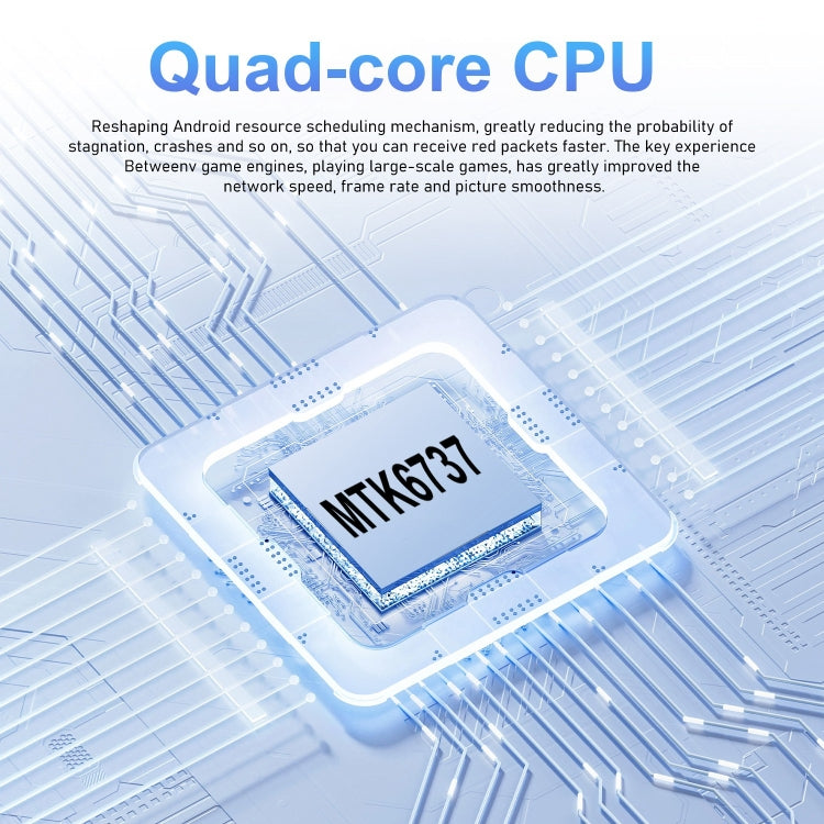 U32 / C20 Pro 5G, 3GB+64GB, 6.6 inch Screen, Face Identification, Android 10.0 MTK6737 Quad Core, Network: 4G, OTG, Dual SIM(Blue)