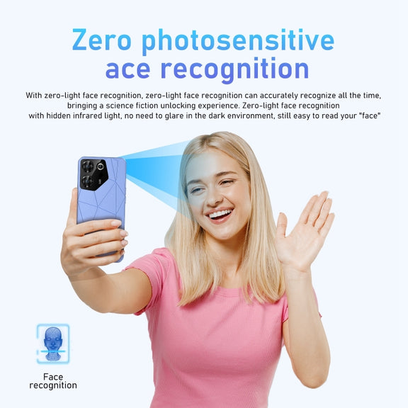 U32 / C20 Pro 5G, 3GB+64GB, 6.6 inch Screen, Face Identification, Android 10.0 MTK6737 Quad Core, Network: 4G, OTG, Dual SIM(Blue)