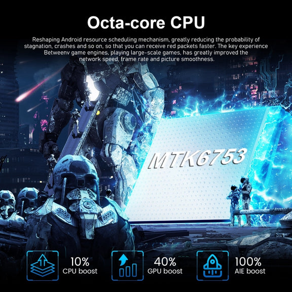 VD1 / i15 Pro Max, 3GB+64GB, 6.8 inch Screen, Face Identification, Android 10.0 MTK6753 Octa Core, Network: 4G, Dual SIM(Blue)