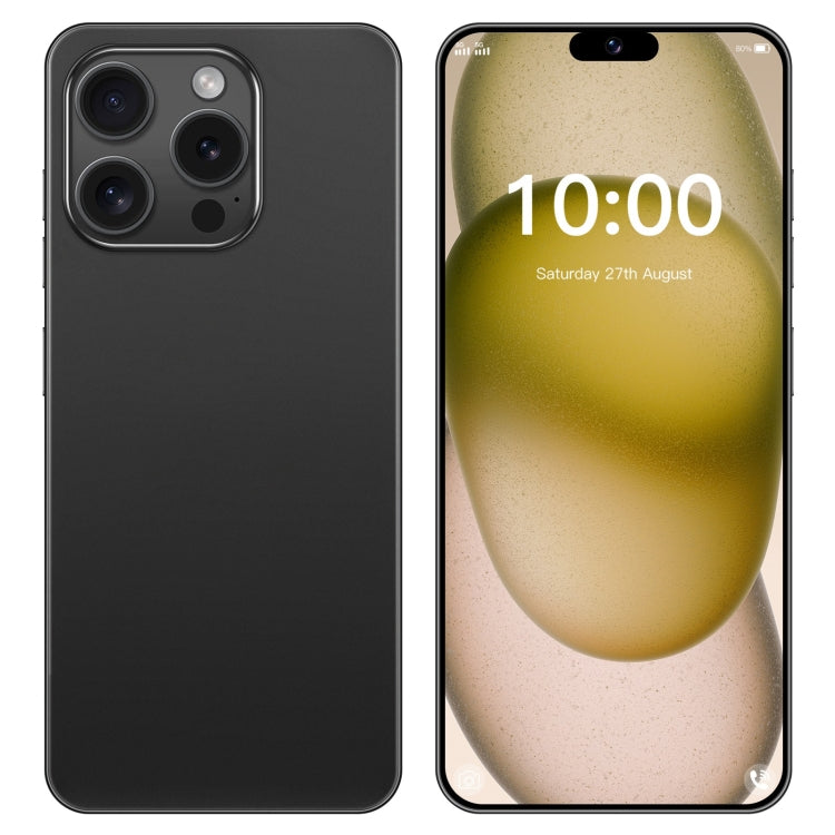ZPT95 / i15 Pro Max, 2GB+16GB, 6.3 inch Screen, Face Identification, Android 8.1 SC7731 Quad Core, Network: 5G, Dual SIM(Black)