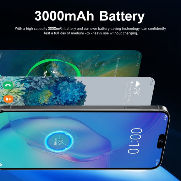 ZPT95 / i15 Pro Max, 2GB+16GB, 6.3 inch Screen, Face Identification, Android 8.1 SC7731 Quad Core, Network: 5G, Dual SIM(Blue)