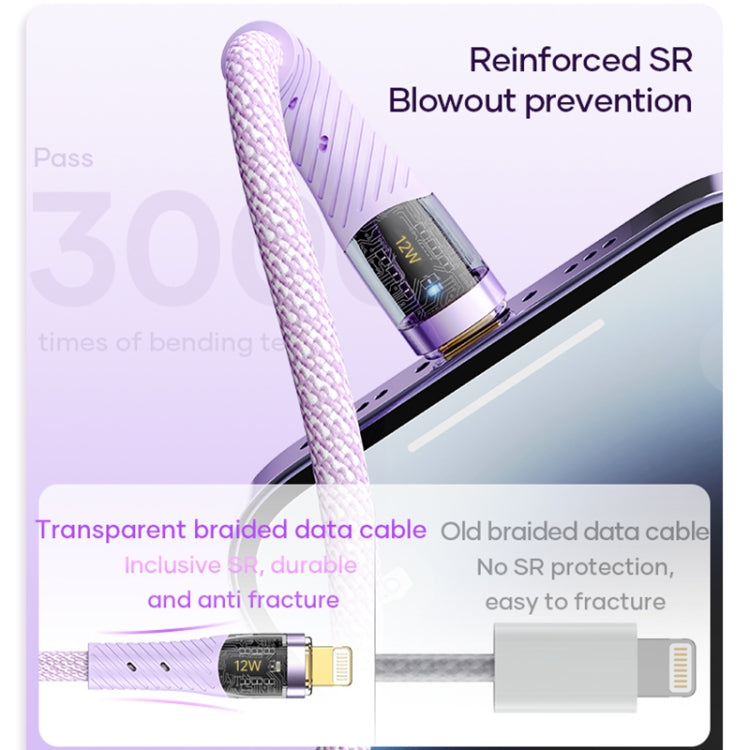 ROCK G20 1.5m 100W 3 in 1 USB-C / Type-C Fast Charging Data Cable(Black)