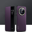 For Huawei Mate 70 Pro / Mate 70 Pro+ SULADA Kevlar 600D Texture Smart Window Leather Phone Case(Purple) - Huawei Cases by SULADA | Online Shopping South Africa | PMC TechLife | Buy Now Pay Later Mobicred