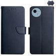 For Sharp Aquos Wish 4 Genuine Leather Fingerprint-proof Flip Phone Case(Blue) - More Brand by PMC TechLife | Online Shopping South Africa | PMC TechLife | Buy Now Pay Later Mobicred