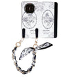 For Huawei Mate X5 / X2 Sketching Flowers Flip Leather Phone Case with Bracelet(Black) - Huawei Cases by PMC TechLife | Online Shopping South Africa | PMC TechLife | Buy Now Pay Later Mobicred