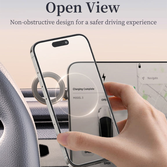 ROCK Q08 Car Magnetic Foldable Phone Holder(Black)