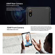 Ulefone Armor Pad Pro Rugged Tablet PC, 8GB+128GB, 8 inch Android 13 MediaTek MT8788 Octa Core 4G Network, EU Plug(Black)
