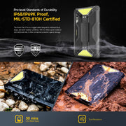 Ulefone Armor Pad 3 Pro Rugged Tablet PC, 8GB+256GB, 10.36 inch Android 13 MediaTek MT8788 Octa Core 4G Network, EU Plug(Black)