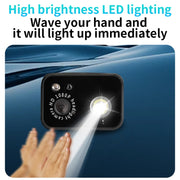 D7 1080P Head-mounted Lighting Camera LED Motion Sensor Video Recording Lighting Camera