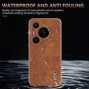 For Huawei Pura 70 Pro / 70 Pro+ AZNS Electroplated Frame Crocodile Texture Full Coverage Phone Case(Blue)