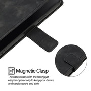 For Blackview A52 Skin Feel Embossed Leather Phone Case(Black)