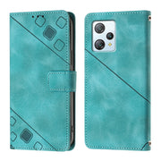 For Blackview A53 Skin Feel Embossed Leather Phone Case(Green)