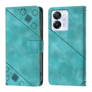 For Blackview Color 8 Skin Feel Embossed Leather Phone Case(Green)