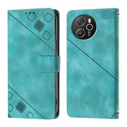 For Blackview Shark 8 Skin Feel Embossed Leather Phone Case(Green)