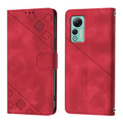 For Ulefone Note 14 Skin Feel Embossed Leather Phone Case(Red)