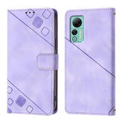 For Ulefone Note 14 Skin Feel Embossed Leather Phone Case(Light Purple)