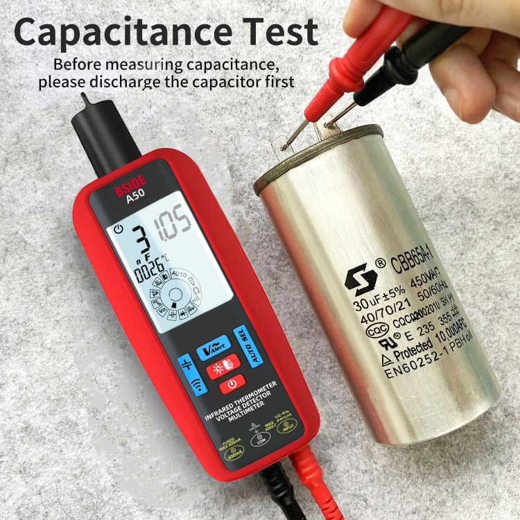 BSIDE A50 Infrared Temperature Test Digital Multimeter