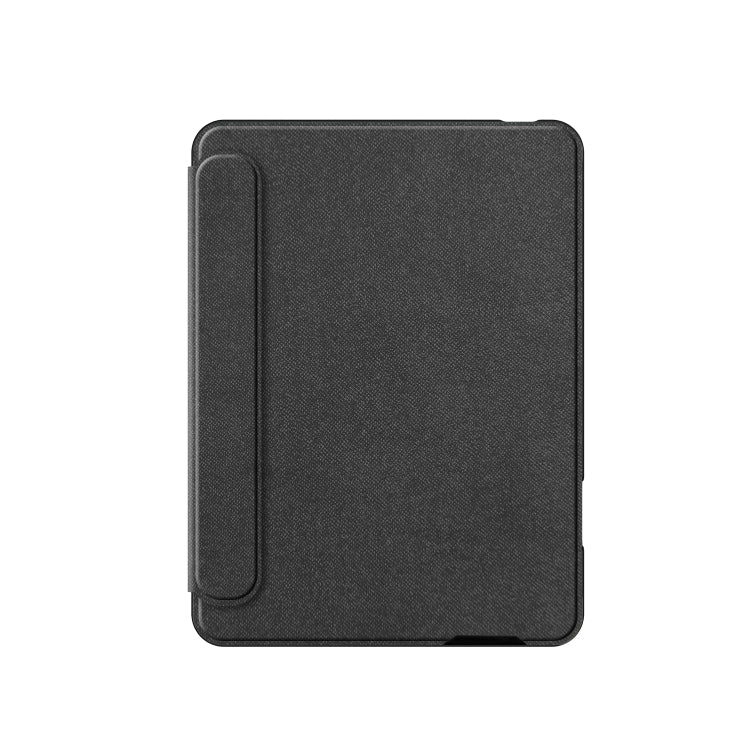For iPad 10.2 2021 Intelligent Detachable Touch Bluetooth Keyboard Leather Tablet Case with Backlight/Pen Slot(Black)