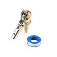 Car 1/4NPT Brass American Style Pneumatic Chuck(Yellow) - Inflatable Pump by PMC TechLife | Online Shopping South Africa | PMC TechLife | Buy Now Pay Later Mobicred