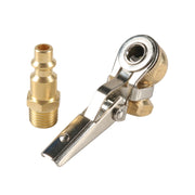 2pcs / Set Car 1/4NPT Brass American Style Pneumatic Chuck(Yellow)