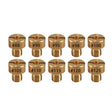 10pcs / Set Motorcycle Carburetor Nozzle for VM22-VM26 / 125CC-250CC(Yellow) - Engines & Engine Parts by PMC TechLife | Online Shopping South Africa | PMC TechLife | Buy Now Pay Later Mobicred